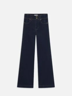 The Seamed Wide Trouser -- Rinse