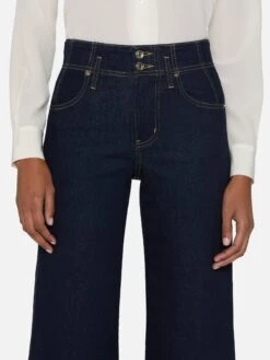 The Seamed Wide Trouser -- Rinse -Frame Sale Store 020DPA814 RINS 2834