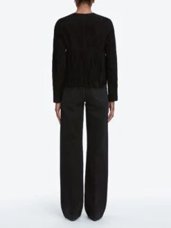 The Saddle Jacket -- Black -Frame Sale Store 2003659 SUTR WF25LJA004 BLK 7024 0add7c10 d0be 4ac2 8316 fd7b48f815bb