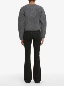 The Lofty Crochet Cardi -- Dark Heather Grey 12 The Lofty Crochet Cardi -- Dark Heather Grey -Frame Sale Store 3000498 METO WP25KSW033 DKHG 9332