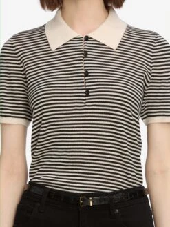 The Smart Polo -- Cream Multi -Frame Sale Store 3001244 LVTE WF25KSW037 CREM 2027 v2