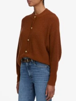 The Femme Cardi -- Rust -Frame Sale Store 3001814 LOVR WF25KSW041 RUST 8135