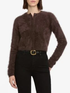 The Teddy Cardi -- Coffee -Frame Sale Store 3004893 BLK WF25KSW046 CFFE WF25ABT008 ELK 8198