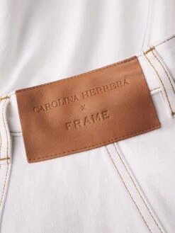 The Taper -- White 9 The Taper -- White -Frame Sale Store CH01DPA476 WHT FABRIC DET