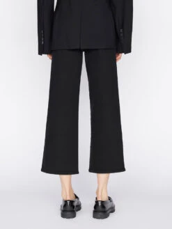 The Jetset Wide Crop -- Sheen Noir -Frame Sale Store JWC631 SHEEN NOIR 1707