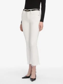 Le Crop Mini Boot -- White Raw Fray -Frame Sale Store LCMBRF790Z WHTR WP25JKT019 BLK 1437 ffbaa839 02c0 416e ad75 8b935d9940bf