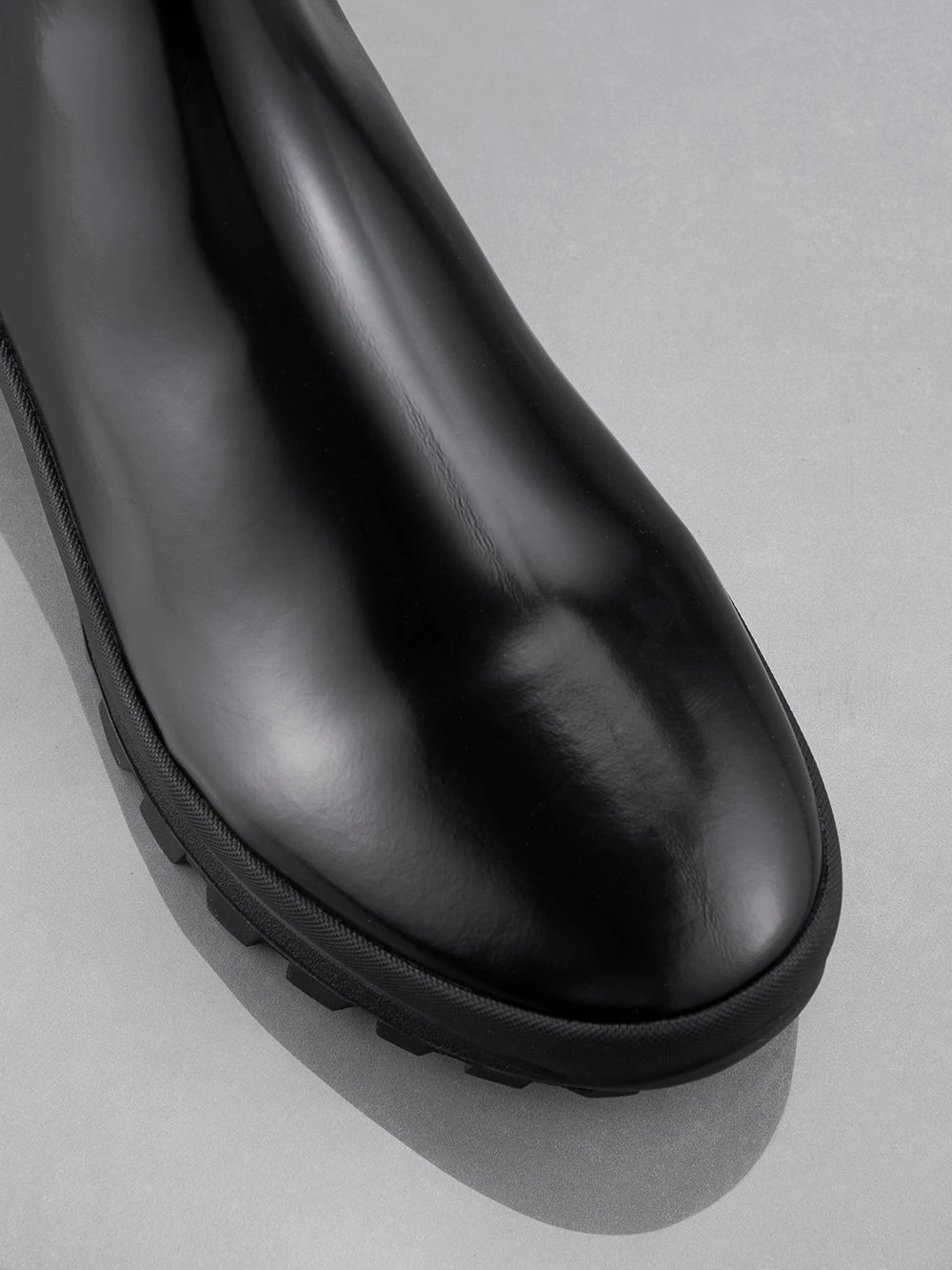 Men's Lug Sole Boot -- Noir 2 Men's Lug Sole Boot -- Noir - Image 2