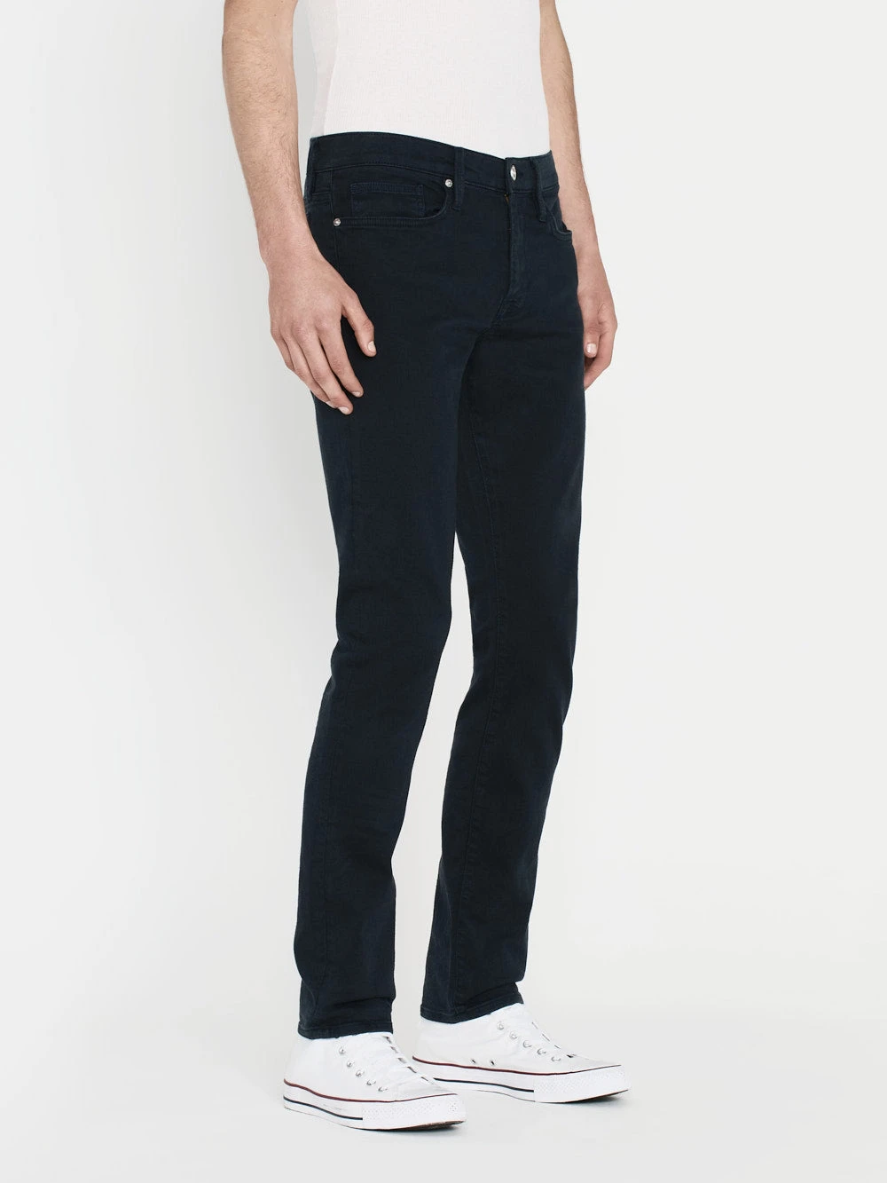 L'Homme Slim Twill -- Garage Navy 4 L'Homme Slim Twill -- Garage Navy - Image 4