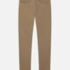 L'Homme Slim Brushed Twill -- Dark Khaki