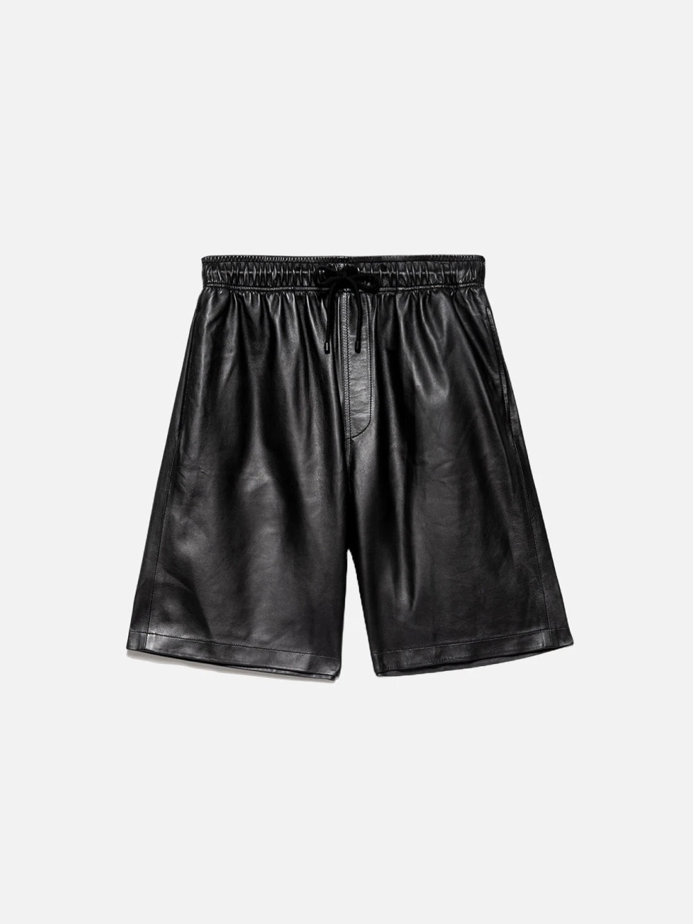 Leather Short -- Noir 1 Leather Short -- Noir