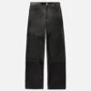 Leather Trouser -- Black
