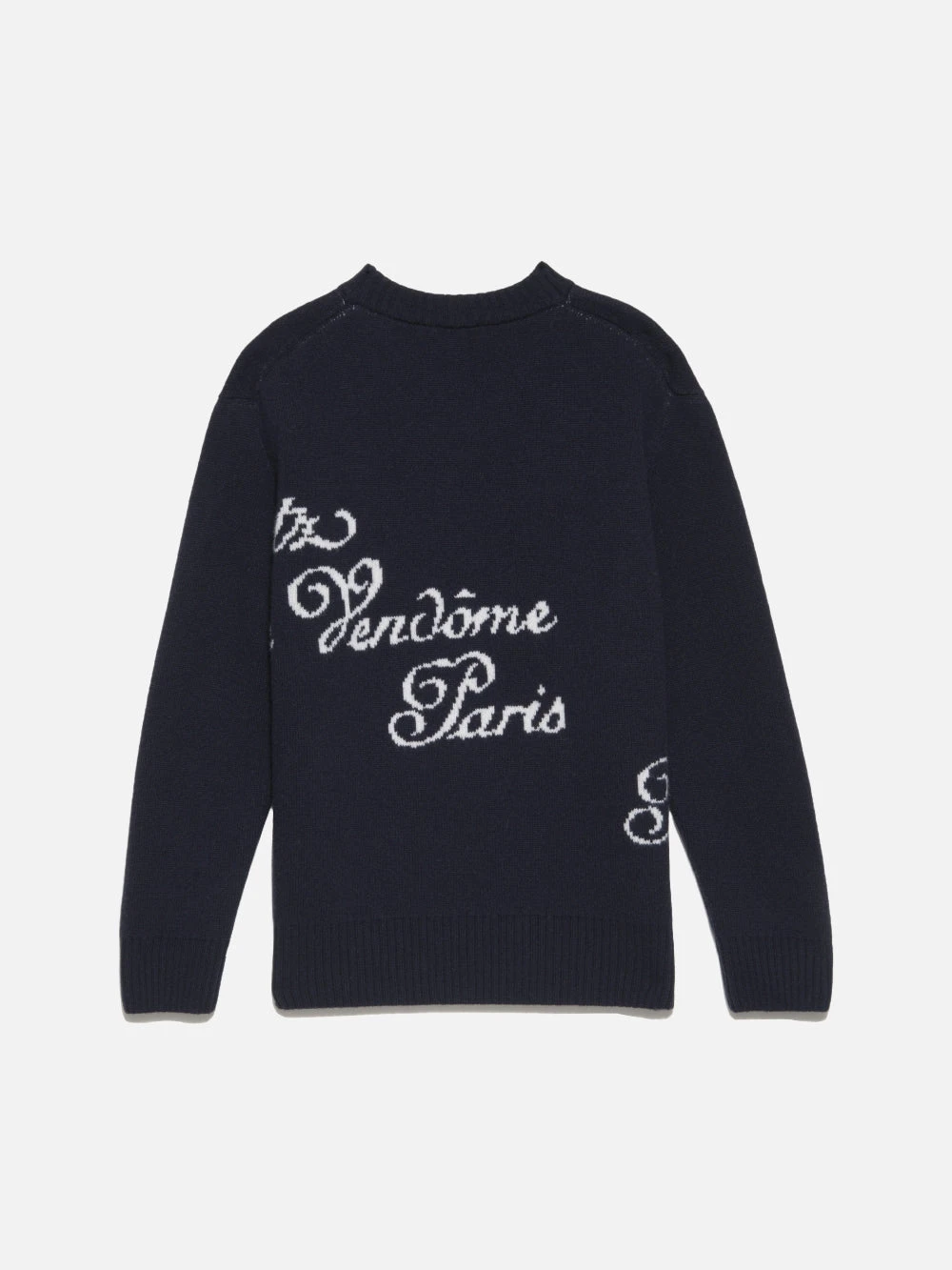 Ritz Mens Crew Sweater -- Navy Multi 2 Ritz Mens Crew Sweater -- Navy Multi - Image 2