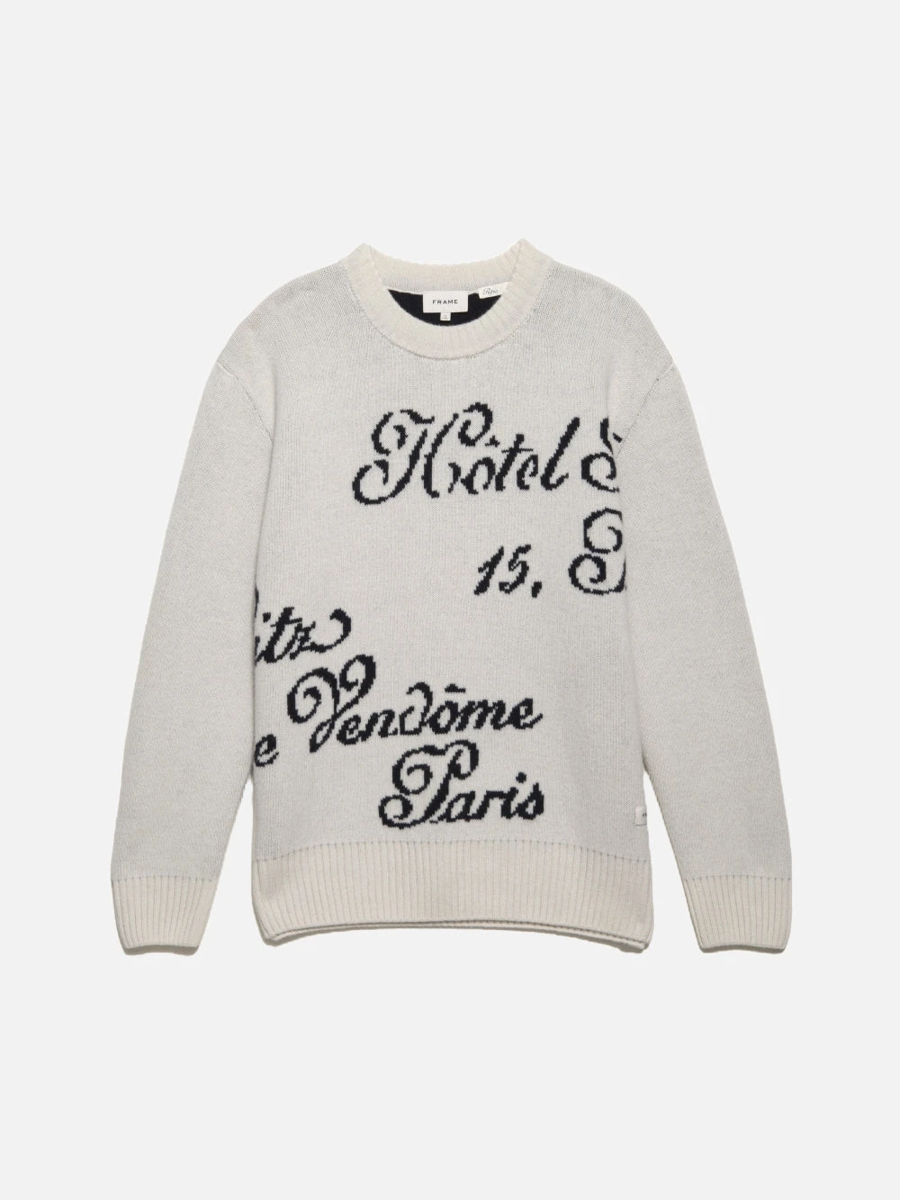 Ritz Men's Crew Sweater -- Off White Multi 1 Ritz Men's Crew Sweater -- Off White Multi