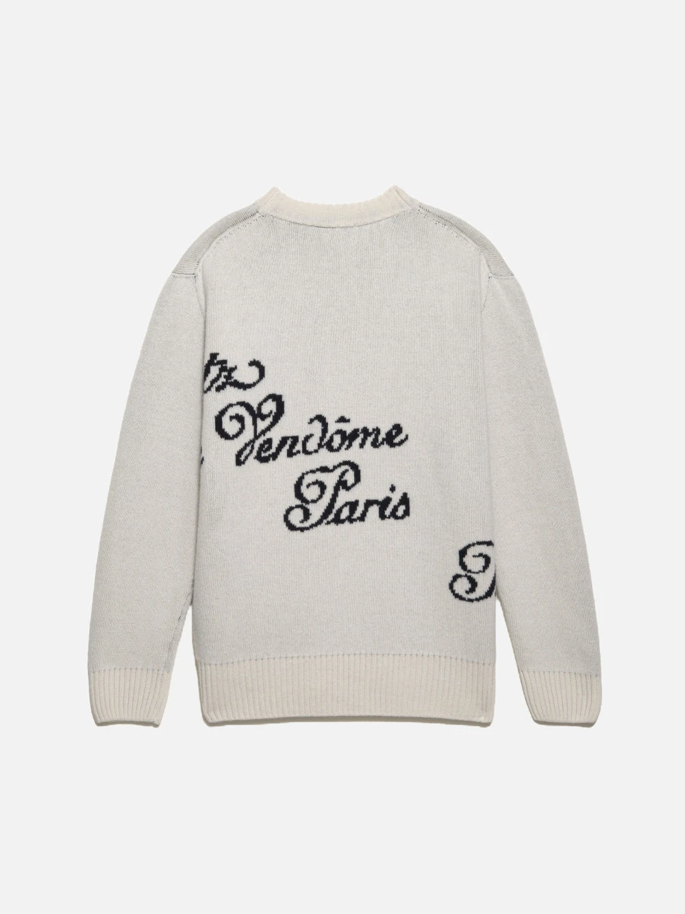 Ritz Men's Crew Sweater -- Off White Multi 2 Ritz Men's Crew Sweater -- Off White Multi - Image 2