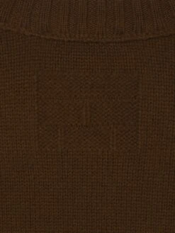 Cashmere Crewneck Sweater -- Dark Camel -Frame Sale Store LMSW0156 DACM DET2 V2