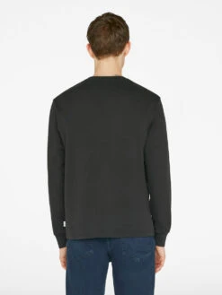 Duo Fold Long Sleeve Crew -- Noir -Frame Sale Store LMTS0242 NOIR FRSU23EC MENS DAY 02 0172HR