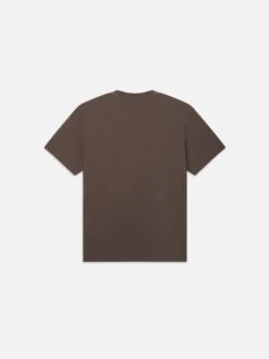 Duo Fold Tee -- Taupe -Frame Sale Store LMTS0435 TAUP B