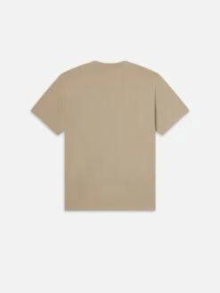 Duo Fold Tee -- Light Beige -Frame Sale Store LMTS0435 LTBG B