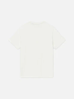 Duo Fold Tee -- White 5 Duo Fold Tee -- White -Frame Sale Store LMTS0435 WHT FRONT 4849