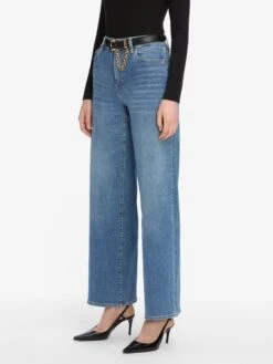 Le Slim Palazzo -- Drizzle -Frame Sale Store LSP793 DRZL WE25ABT003 BLK 1630