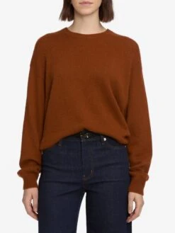 The Cashmere Brushed Sweater -- Rust 9 The Cashmere Brushed Sweater -- Rust -Frame Sale Store LSP814 RINS WF25KSW020 RUST 8392 d0641949 7ace 426a a03a 677badafcb47