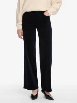 Le Slim Palazzo Corduroy -- Navy -Frame Sale Store LSP820 NAVY 7835