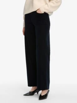 Le Slim Palazzo Corduroy -- Navy -Frame Sale Store LSP820 NAVY 7855