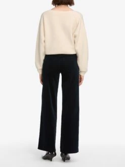 Le Slim Palazzo Corduroy -- Navy -Frame Sale Store LSP820 NAVY 7867