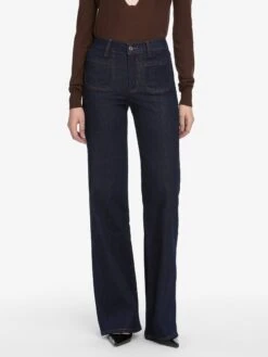 Le Slim Palazzo Long Modernist Pocket -- Rinse -Frame Sale Store LSPIPL814 RINS 8813