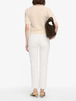 Le Sleek Straight Crop -- White Raw After -Frame Sale Store LSSCRA238Z WTRA 1969