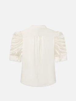 Gillian Top -- Off White -Frame Sale Store LWSH2437 OFFW B V2