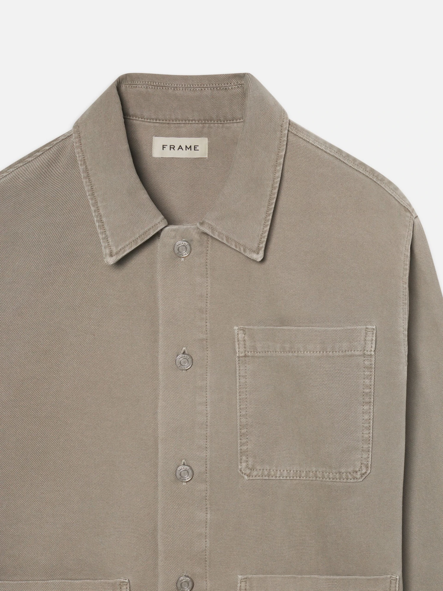 Canvas Chore Coat -- Vintage Khaki 2 Canvas Chore Coat -- Vintage Khaki - Image 2