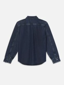 Long Sleeve Denim Shirt -- Lovell -Frame Sale Store M025DWT105 LOVL B