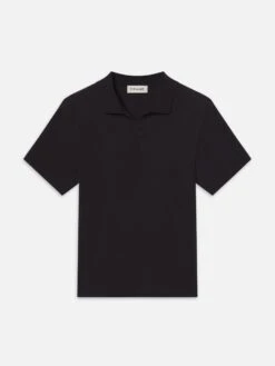 Jacquard Polo -- Charcoal