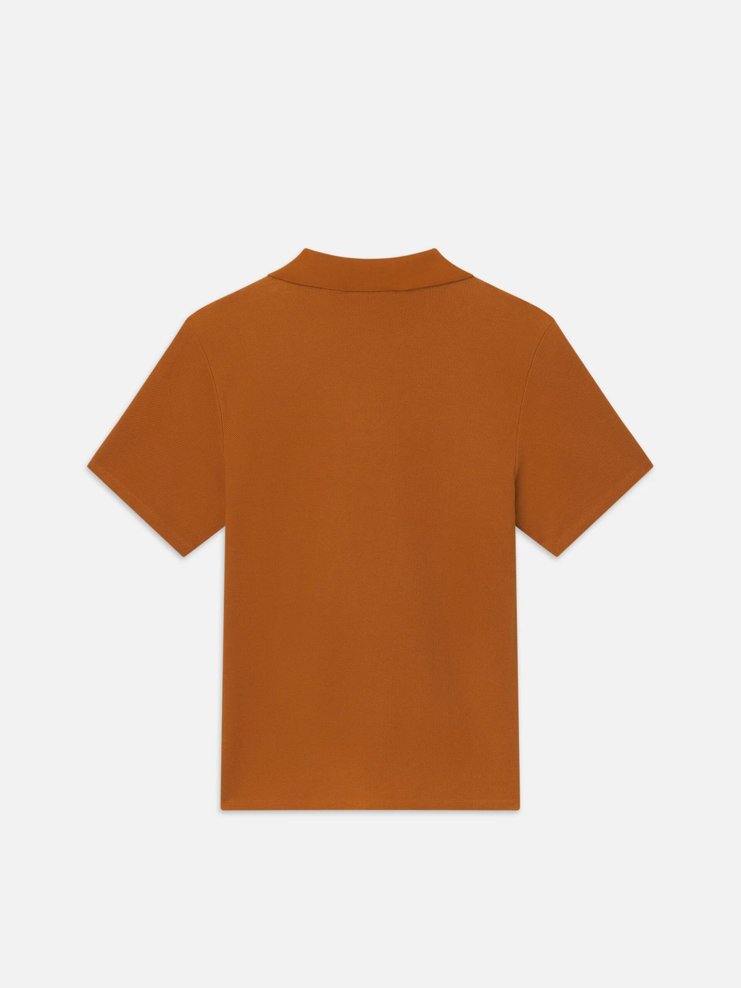 Jacquard Polo -- Rust 3 Jacquard Polo -- Rust - Image 3