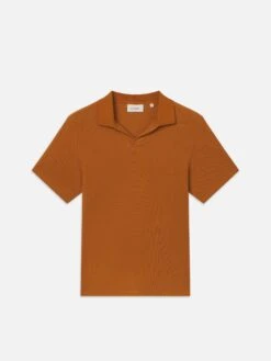 Jacquard Polo -- Rust
