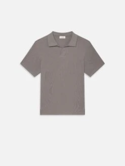 Jacquard Polo -- Storm Grey