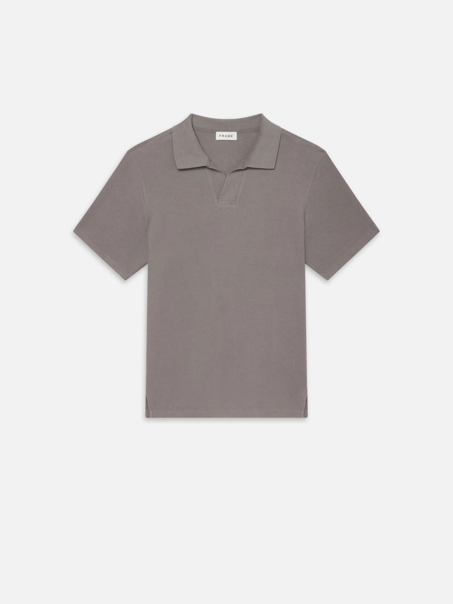 Jacquard Polo -- Storm Grey 1 Jacquard Polo -- Storm Grey