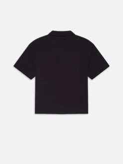 Light Pique Button Down Polo -- Dark Navy 5 Light Pique Button Down Polo -- Dark Navy -Frame Sale Store ME25JSH004 DKNV B