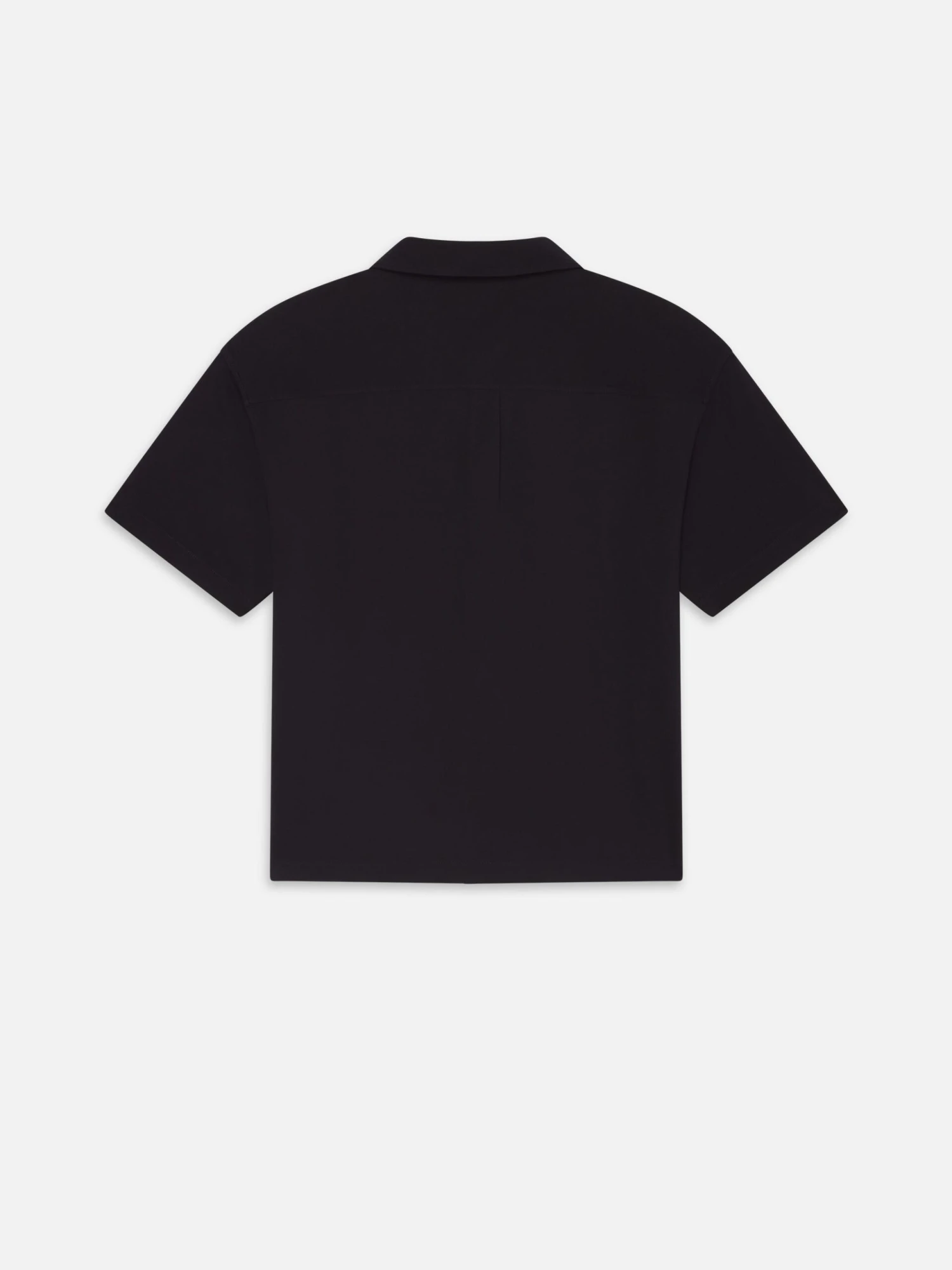 Light Pique Button Down Polo -- Dark Navy 3 Light Pique Button Down Polo -- Dark Navy - Image 3