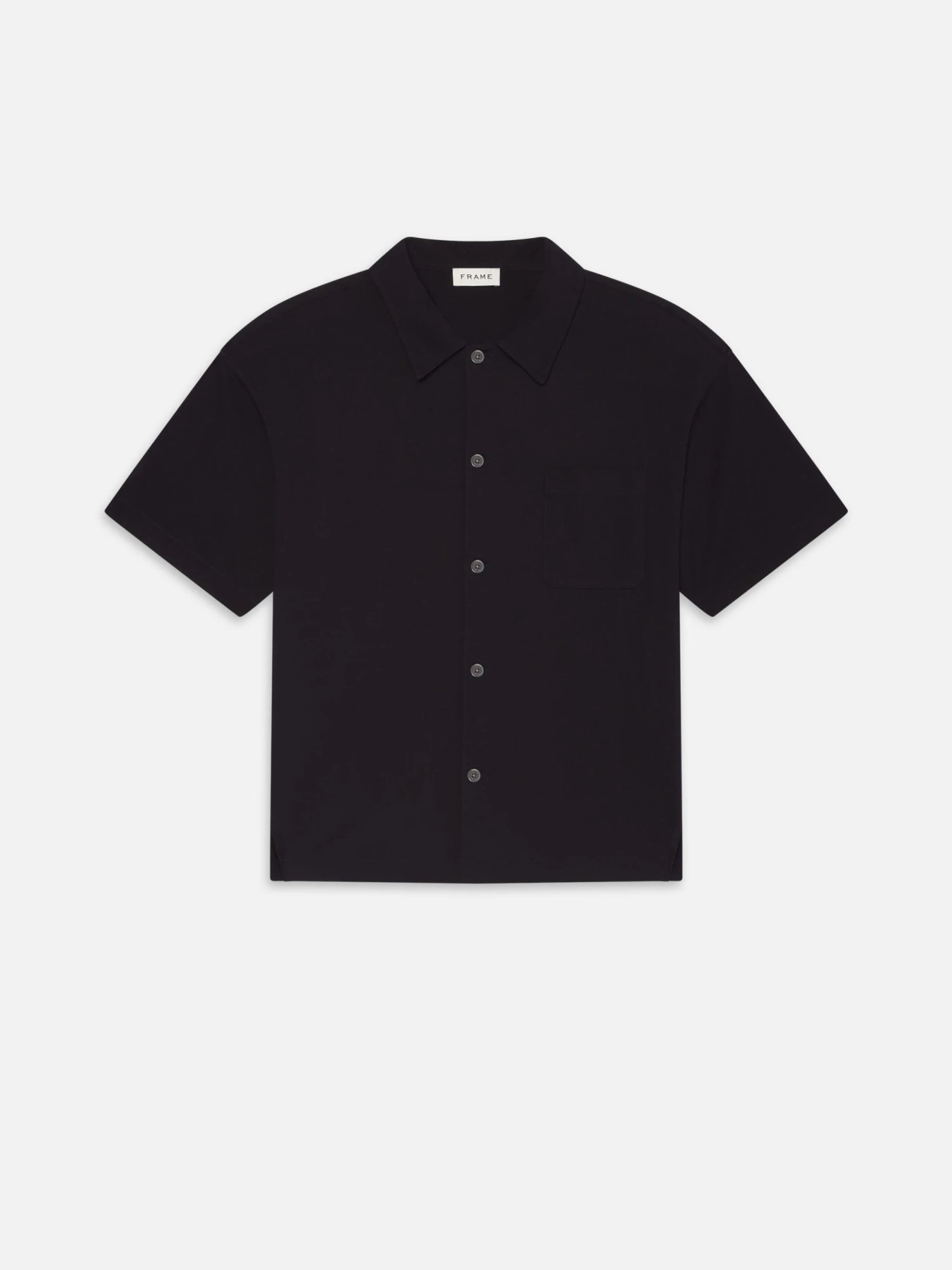 Light Pique Button Down Polo -- Dark Navy 1 Light Pique Button Down Polo -- Dark Navy