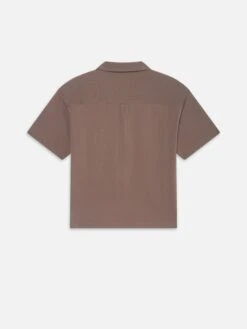 Light Pique Button Down Polo -- Mauve 7 Light Pique Button Down Polo -- Mauve -Frame Sale Store ME25JSH004 MAUV B