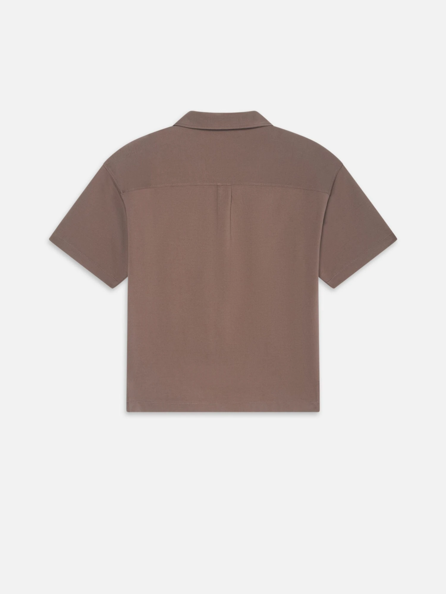 Light Pique Button Down Polo -- Mauve 4 Light Pique Button Down Polo -- Mauve - Image 4