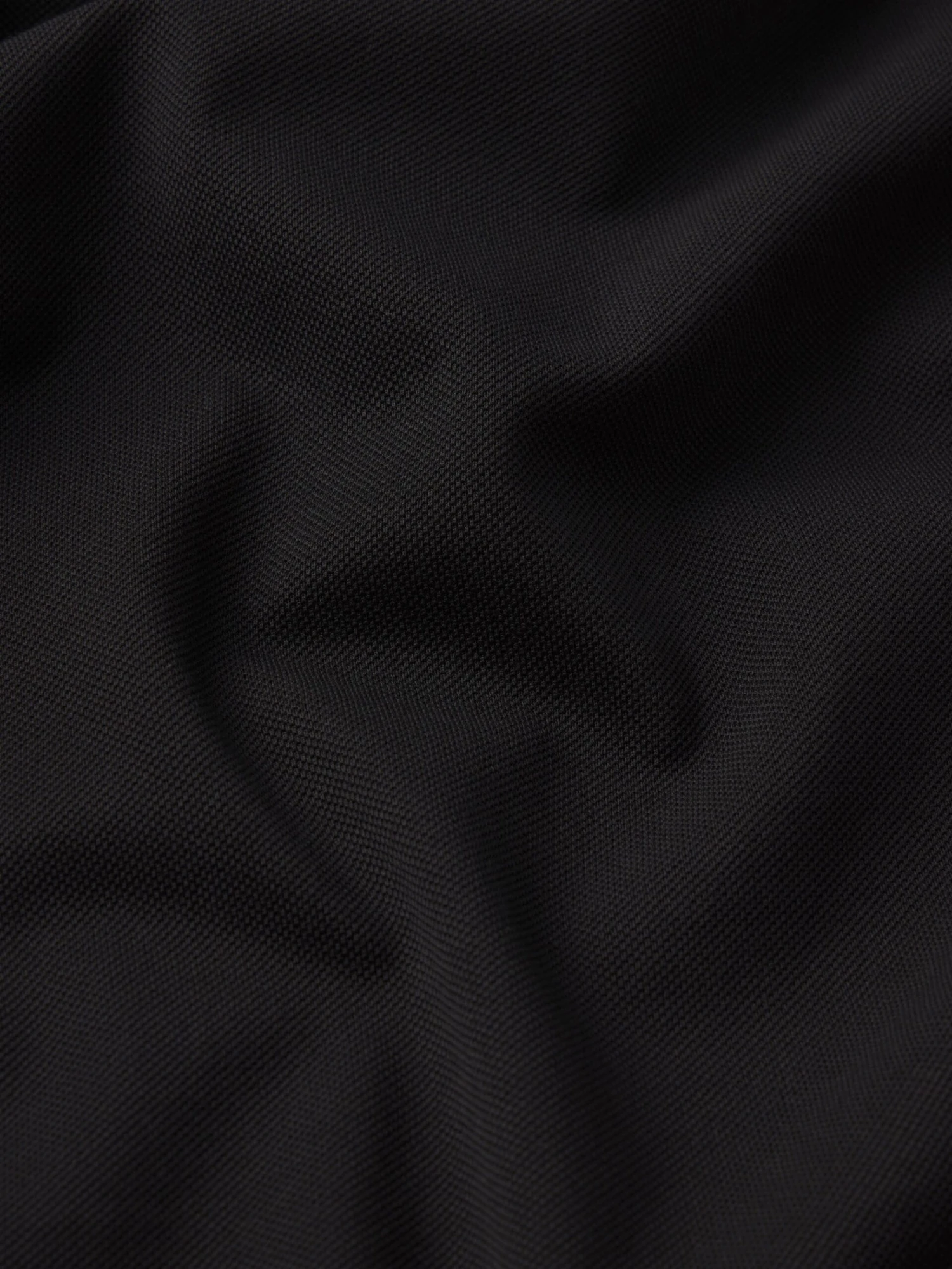 Light Pique Polo -- Black 2 Light Pique Polo -- Black - Image 2