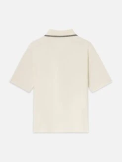 Light Pique Polo -- White Sand -Frame Sale Store ME25JTE002 WTSD B