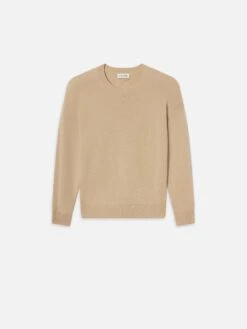 Light Weight Cashmere Crewneck -- Summer Beige