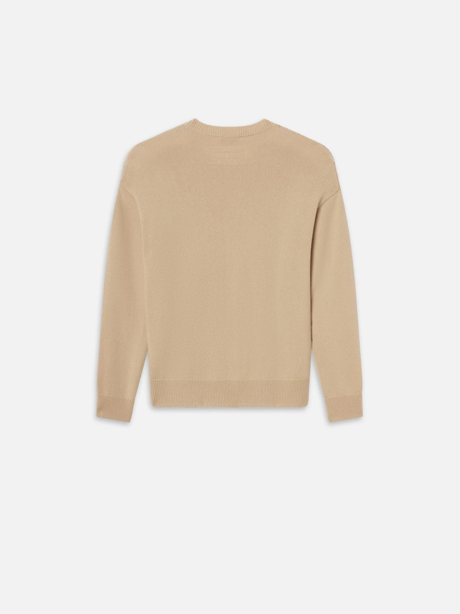 Light Weight Cashmere Crewneck -- Summer Beige 4 Light Weight Cashmere Crewneck -- Summer Beige - Image 4