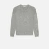 Cotton Silk Sweater -- Grey Blue