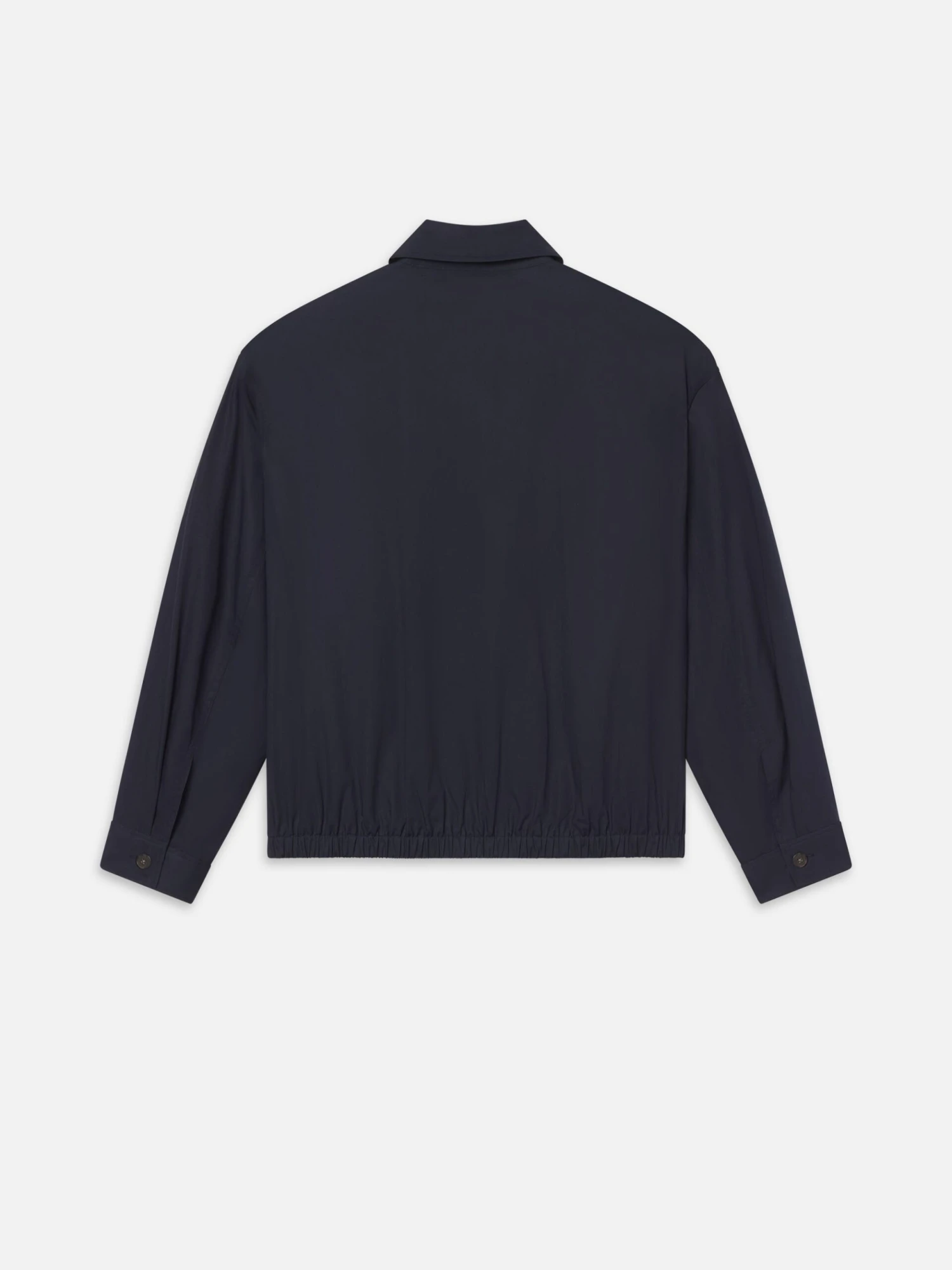 Poplin Cotton Jacket -- Dark Navy 5 Poplin Cotton Jacket -- Dark Navy - Image 5