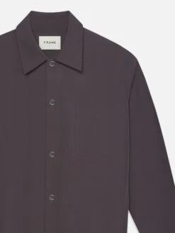 Cotton Blouson -- Cloud Grey -Frame Sale Store ME25WJA013 CLGY DET